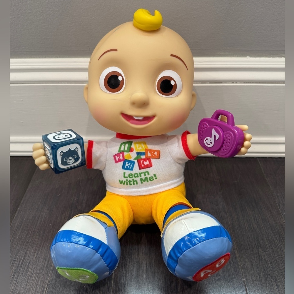 Cocomelon Learn With Me JJ Electronic Learning Baby Doll Musical Toddler Baby